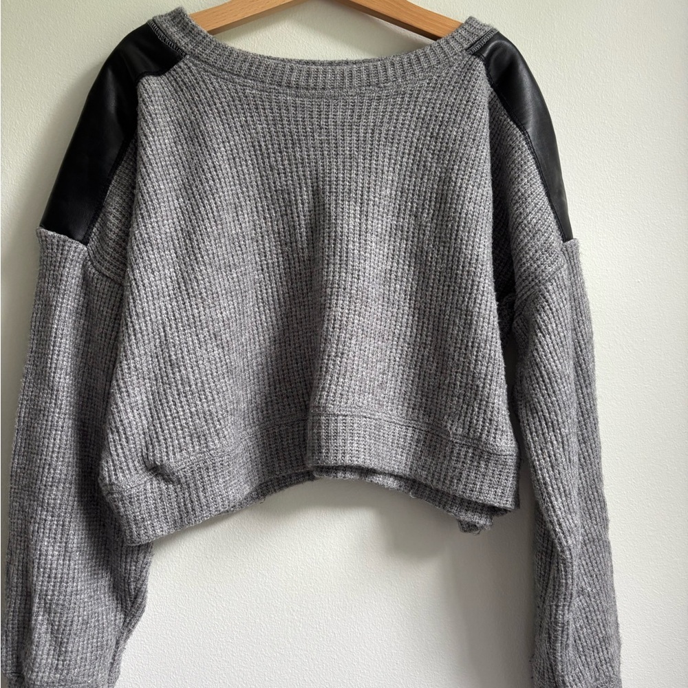 Stylish Gray and Black Kids Sweater